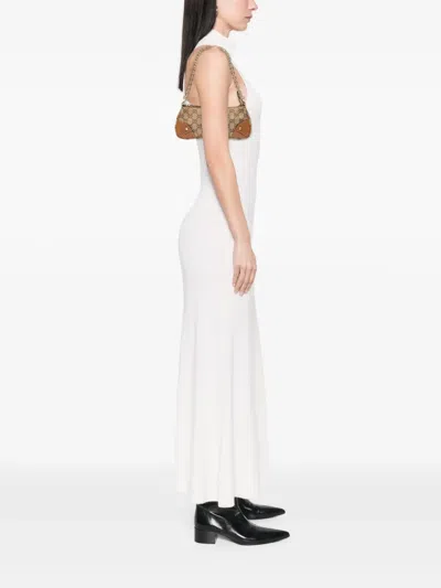 Pre-owned Gucci 2000-2015 Gg Canvas Nailhead Shoulder Bag In Brown