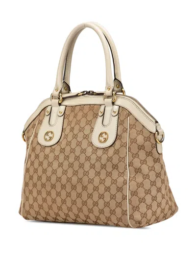 Pre-owned Gucci 2000-2015 Gg Canvas Scarlett Satchel