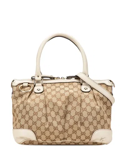 Pre-owned Gucci 2000-2015 Gg Canvas Sukey Satchel