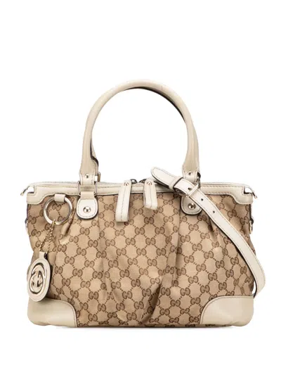 Pre-owned Gucci 2000-2015 Gg Canvas Sukey Satchel