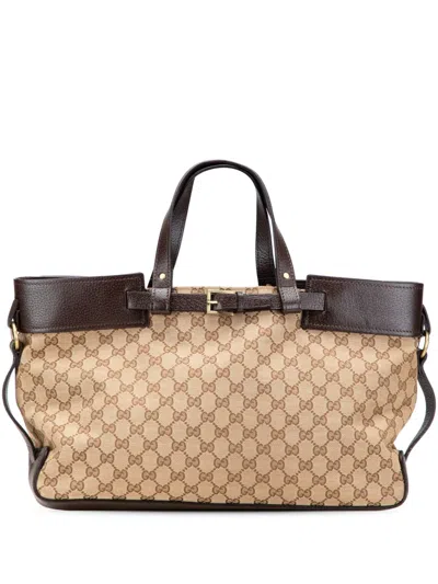 Pre-owned Gucci 2000-2015 Gg Canvas Tote Bag