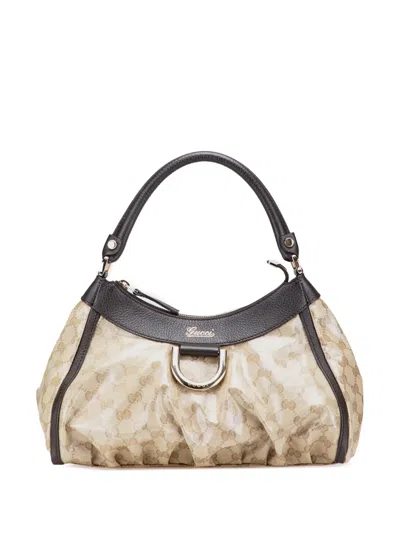 Pre-owned Gucci 2000-2015 Gg Crystal Abbey D Ring Shoulder Bag