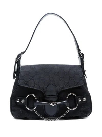 Pre-owned Gucci 2000-2015 Gg Horsebit Shoulder Bag