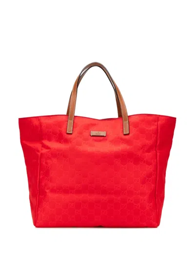 Pre-owned Gucci 2000-2015 Gg Nylon Tote Bag