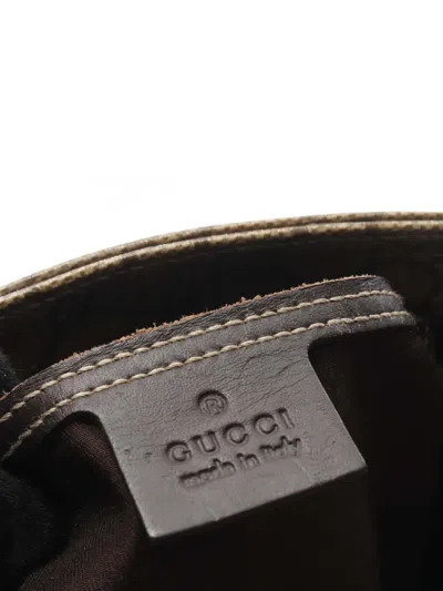Pre-owned Gucci 2000-2015 Gg Supreme Crossbody Bag In Brown