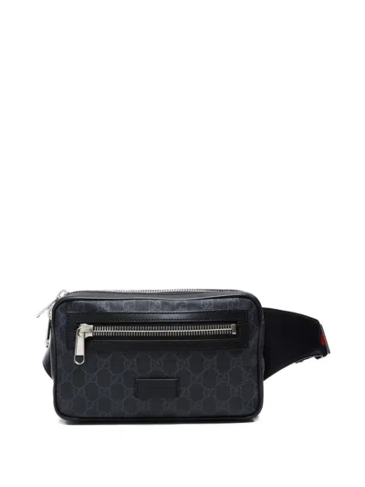 Pre-owned Gucci 2000-2015 Gg Supreme-pattern Belt Bag In Black