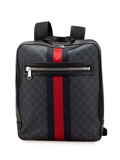 Pre-owned Gucci 2000-2015 Gg Supreme Web Backpack