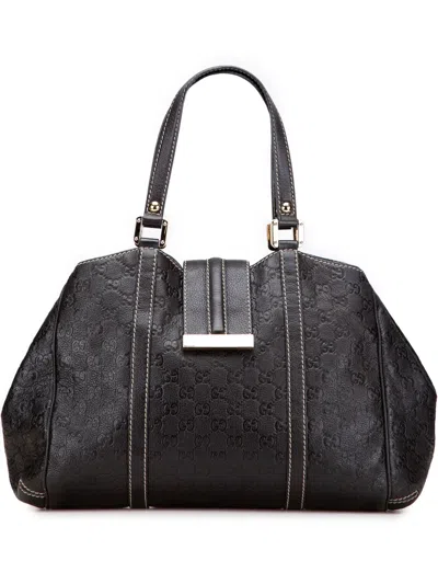 Pre-owned Gucci 2000-2015 Ssima New Ladies Tote Bag In Brown