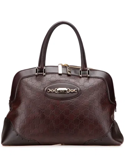 Pre-owned Gucci 2000-2015 Ssima Punch Handbag