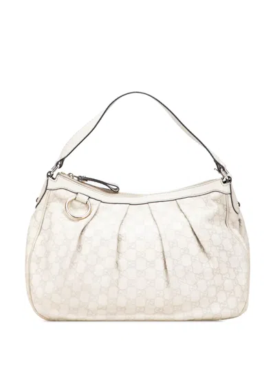Pre-owned Gucci 2000-2015 Ssima Sukey Shoulder Bag In Brown