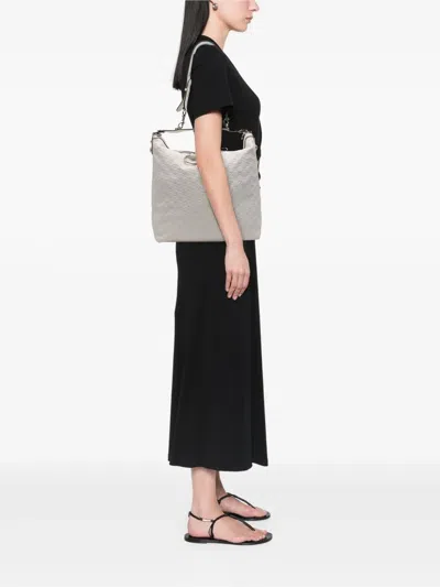 Pre-owned Gucci 2000-2015 Large Ssima Icon Bit Hobo Satchel In White