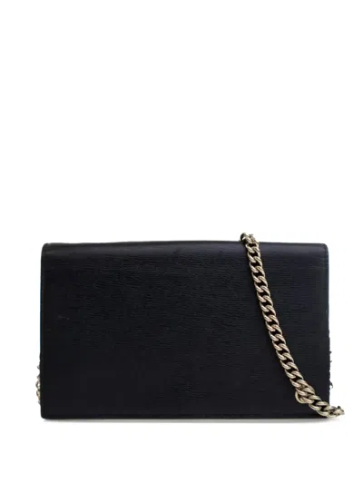 Pre-owned Gucci 2000-2015 Leather Betty Wallet On Chain Crossbody Bag