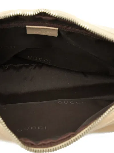 Pre-owned Gucci 2000-2015 Leather Shoulder Bag In Brown