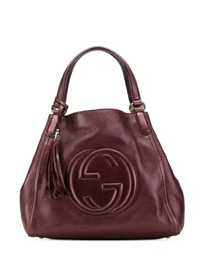 Pre-owned Gucci 2000-2015 Medium Leather Soho Cellarius Tote Bag