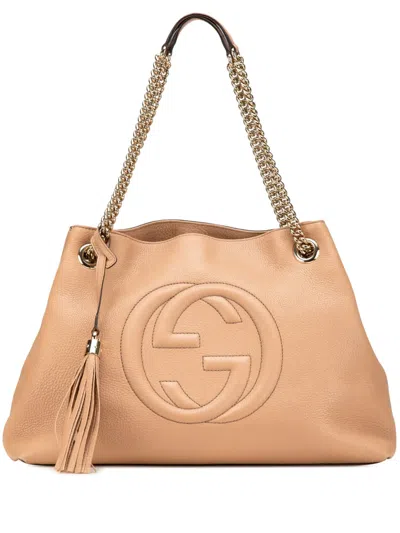 Pre-owned Gucci 2000-2015 Medium Leather Soho Chain Tote Bag