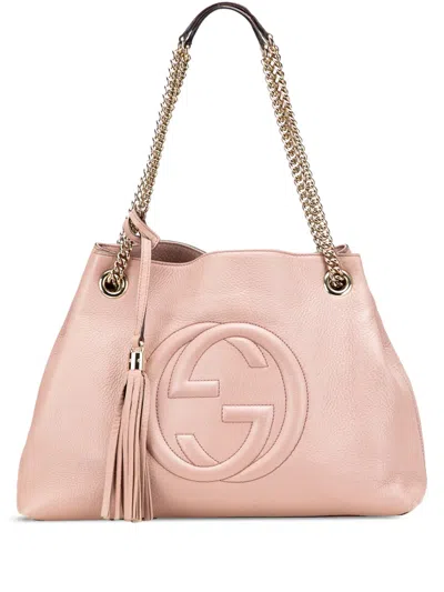 Pre-owned Gucci 2000-2015 Medium Leather Soho Chain Tote Bag