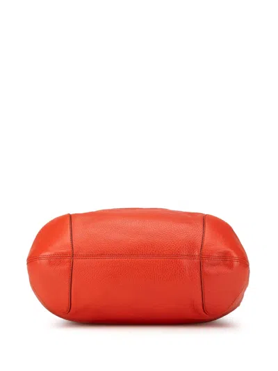 Pre-owned Gucci 2000-2015 Medium Leather Soho Shoulder Bag In Red