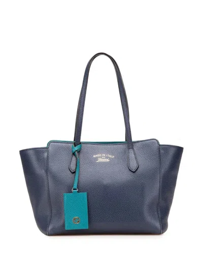 Pre-owned Gucci 2000-2015 Medium Leather Swing Tote Bag