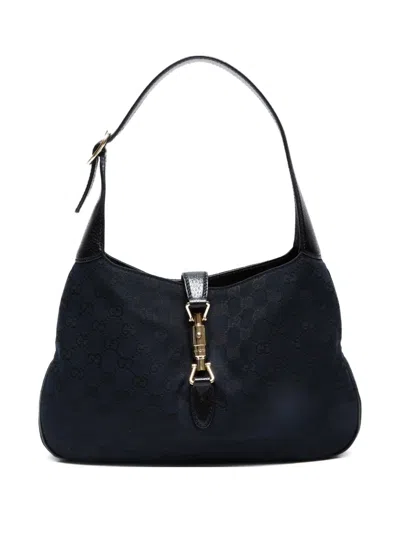 Pre-owned Gucci 2000-2015 Mediumjackie Shoulder Bag In Blue