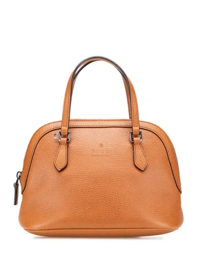 Pre-owned Gucci 2000-2015 Mini Leather Dome Satchel
