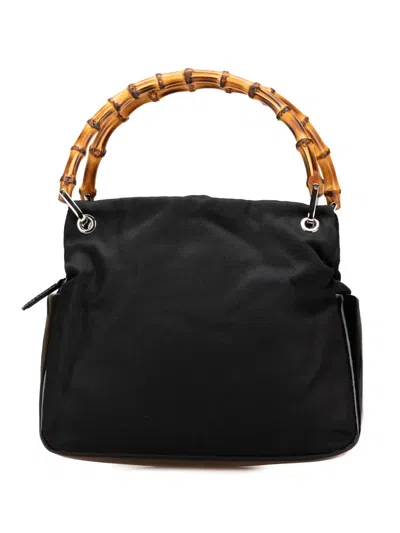 Pre-owned Gucci 2000-2015 Nylon Bamboo Handbag