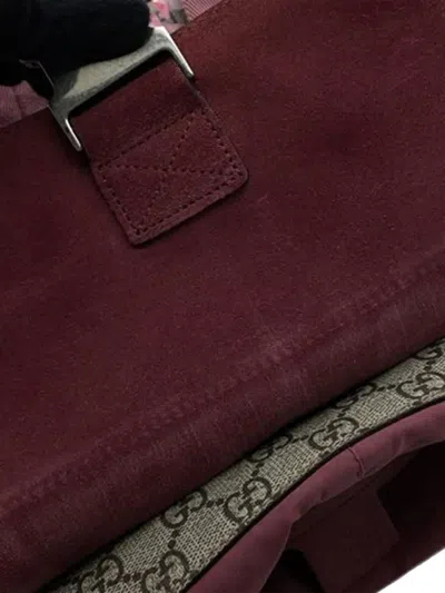 Pre-owned Gucci 2000-2015 Small Gg Supreme Blooms Single Buckle Backpack