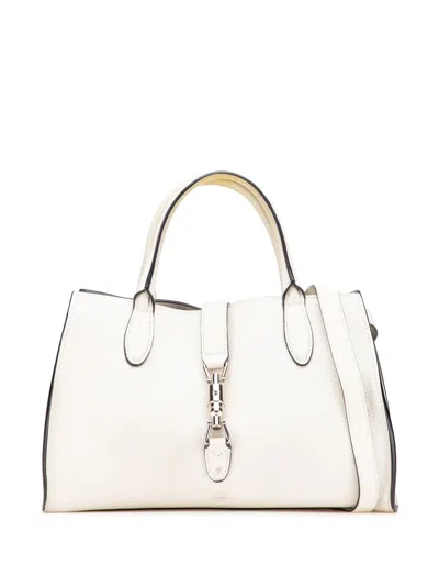 Pre-owned Gucci 2000-2015 Small Grained Calfskin Soft Jackie Tote Satchel