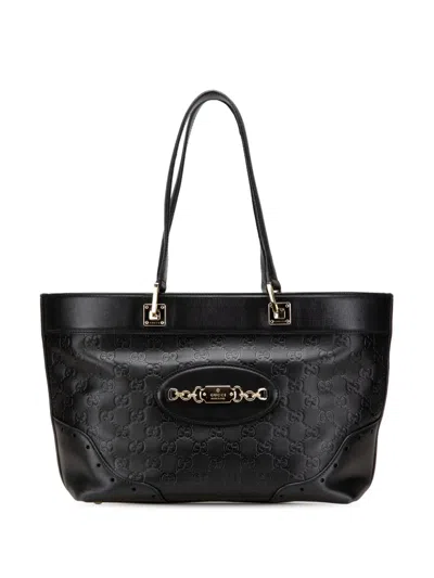 Pre-owned Gucci 2000-2015 Small Ssima Punch Tote Bag