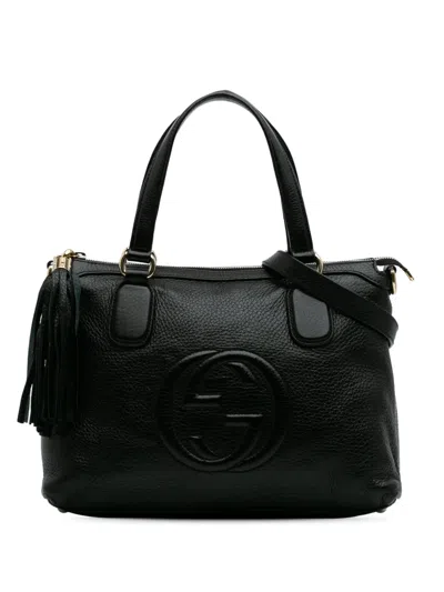 Pre-owned Gucci 2000-2015 Small Leather Soho Working Satchel