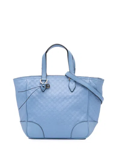 Pre-owned Gucci 2000-2015 Small Microssima Bree Satchel