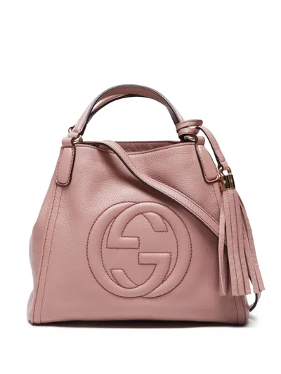 Pre-owned Gucci 2000-2015 Soho Tote Bag In 粉色