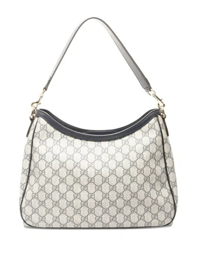 Pre-owned Gucci 2000-2016 Sherry Stripe Shoulder Bag In Neutral