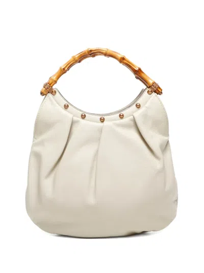 Pre-owned Gucci 2000-2020 Bamboo Handbag In Neutral