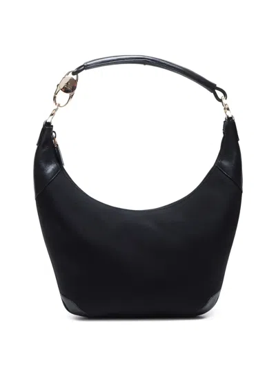 Pre-owned Gucci 2000-2020 Canvasshoulder Bag In 黑色