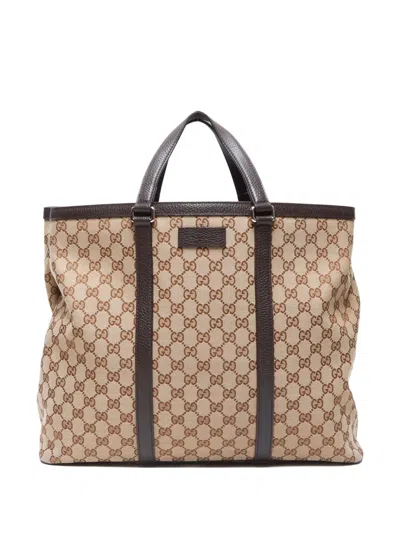 Pre-owned Gucci 2000-2020 Gg-canvas Tote Bag