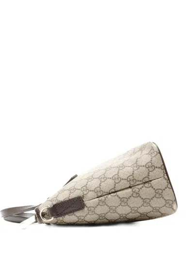 Pre-owned Gucci 2000-2020s Logo 2way Bag In Neutral