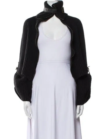 Pre-owned Gucci 2000's Virgin Wool Sweater In Black