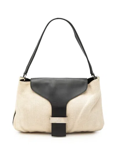 Pre-owned Gucci 2000-2015 Canvas Shoulder Bag In Brown