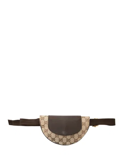 Pre-owned Gucci 2000-2015 Gg Canvas Belt Bag In Neutral