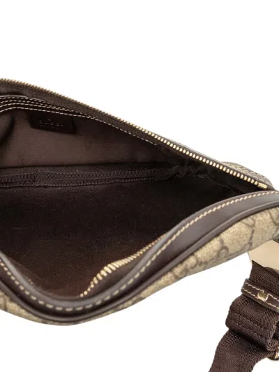 Pre-owned Gucci 2000-2015 Gg Supreme Belt Bag In Neutrals