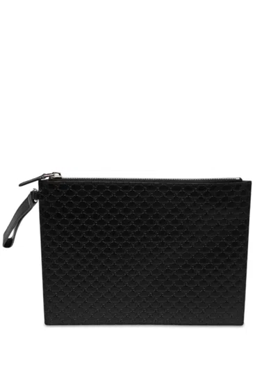 Pre-owned Gucci 2000-2015 Microssima Clutch Bag In Black