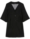 Gucci 2000a Single-breasted Coat In Schwarz