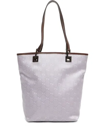 Pre-owned Gucci 2000s Gg Pattern Tote Bag