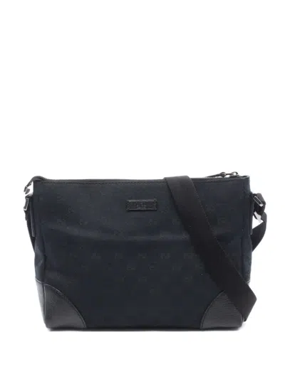 Pre-owned Gucci 2000s Gg Surpeme Shoulder Bag In Black