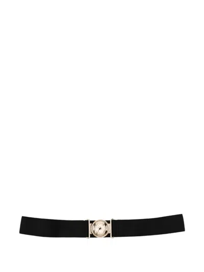 Pre-owned Gucci 2000s Interlocking G Buckle Belt In Black