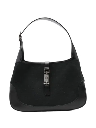 Pre-owned Gucci 2000s Jackie Shoulder Bag In Black