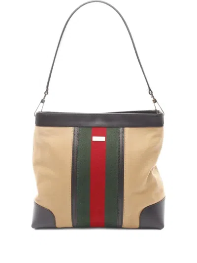 Pre-owned Gucci 2000s Sherry Leather Bag