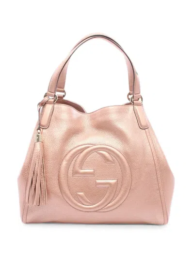 Pre-owned Gucci 2000s Soho Cellarius Shoulder Bag In Pink