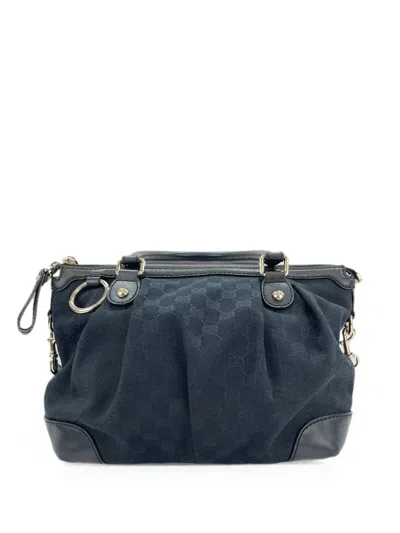 Pre-owned Gucci 2000s Sukey 2way Tote Bag In Black