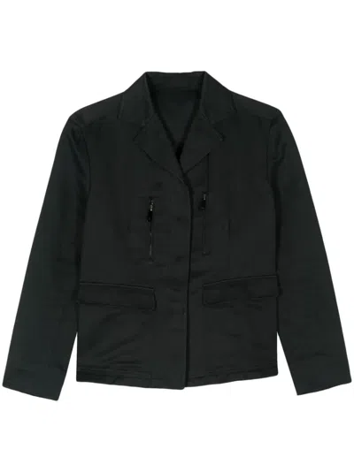 Pre-owned Gucci 2000s Twill Jacket In Green